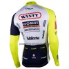 Maglia 2022 Intermarche Wanty Gobert Manica Lunga Giallo Blu Bianco